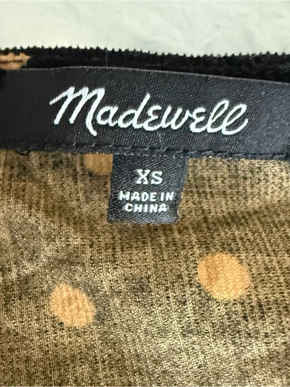 Madewell blouse black